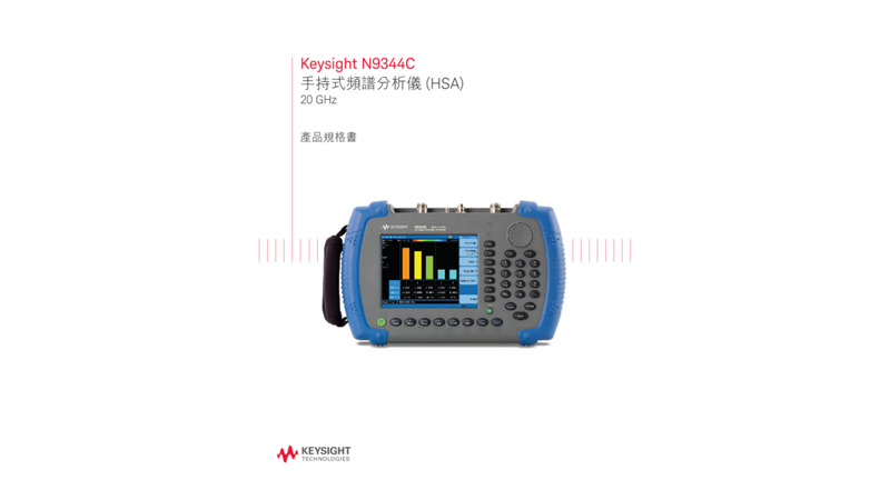 N9344C Handheld Spectrum Analyzer (HSA) 1 MHz to 20 GHz
